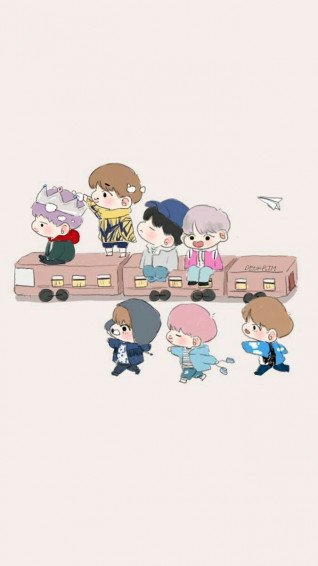 Bts Anime Wallpaper On