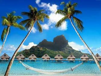 Bora Wallpaper Nature Mountains French Polynesia