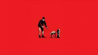 Abstract Star Wars Banksy Solid Simplistic Simple Wallpaper