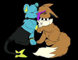 Shinx And Eevee On Love Deviantart