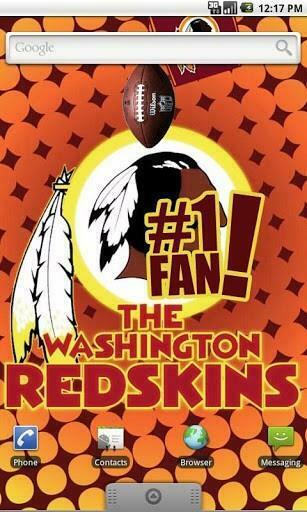 Bigger Redskins Fan Livewallpaper For Android Screenshot