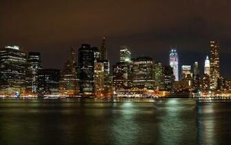 New York Night City Wallpaper Full HD Desktop 1080p