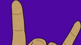 Rock Music Hands Masonic Simple Background Wallpaper