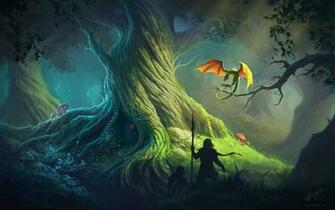 Old Tree Wallpaper By Deligaris