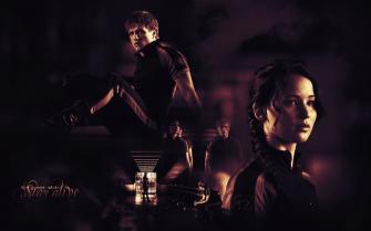 Peeta Katniss Mellark And Everdeen Wallpaper