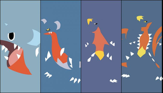 Wallpaper Gible Gabite Garchomp And Mega HD