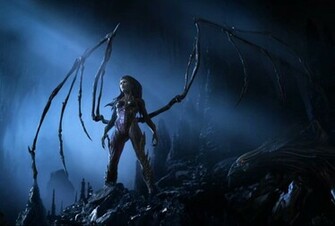 Kerrigan In The Night Starcraft Wallpaper Top