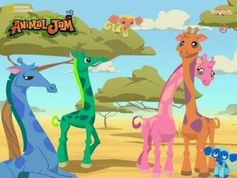 Animal Jam Stripe Desktop Wallpaper