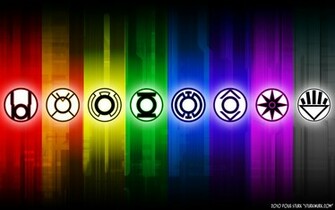 Green Lantern Red Orange Yellow Blue