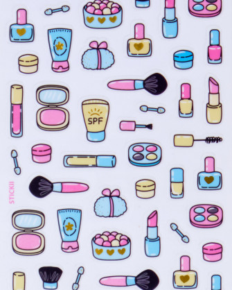 Cute Makeup Stickers Crush