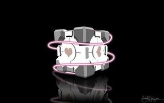 Portal Companion Cube Wallpaper
