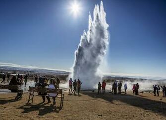 Desktop Wallpaper Iceland Geyser Strokkur District