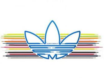 Colorful Adidas Logo Image Amp Pictures Becuo