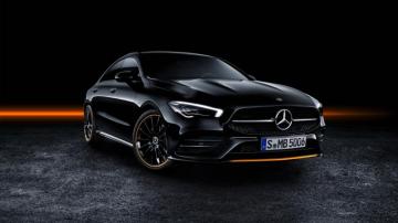 Mercedes Benz Cla Amg Line Edition Orange Art 4k