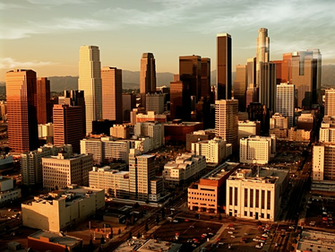 Vintage City Skyline Wallpaper
