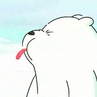 We Bare Bears Ice Bear Cartoon Wallpaper