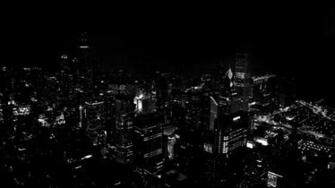 City Lights Black And White Background HD Wallpaper Andrew Medal