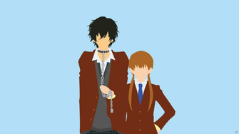 Shizuku Mizutani Haru Yoshida Minimalista Wallpaper Por