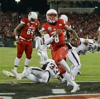 Lamar Jackson Has Tds Louisville Beats Texas A M