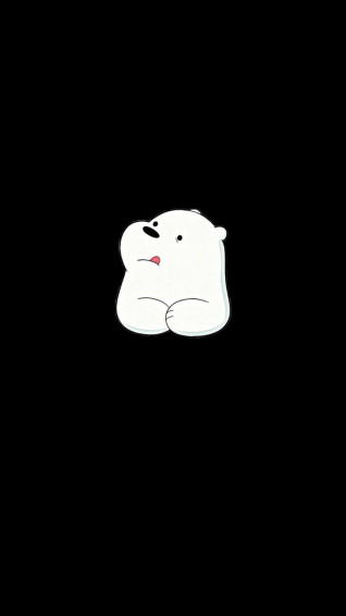 Black Wallpaper Ice Bear