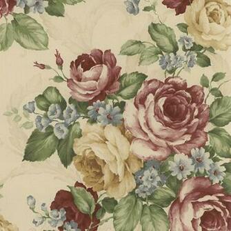Romantic Victorian Rose And Scroll Wallpaper Ch22529 Double Roll Bolts
