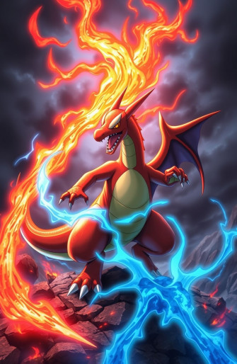 Pokemon Mega Charizard X Wallpaper
