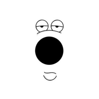 Minimalistic Brian Griffin Wallpaper