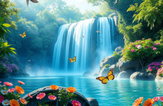 3d Animated Waterfall Wallpaper