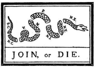 Join Or Die Ben Franklin Cartoon Wp Rugby Wallpaper