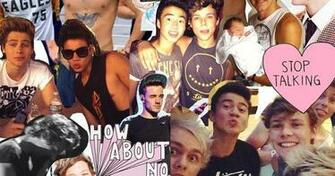 5sos And One Direction Collage Wallpaper