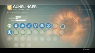 Destiny Hunter Class Guide Gunslinger Subclass