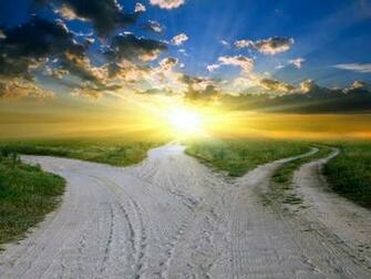 Wallpaper Sun Vector Clouds Photos Sand Crossroads Background