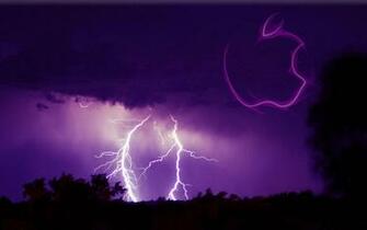 Purple Apple HD Wallpaper
