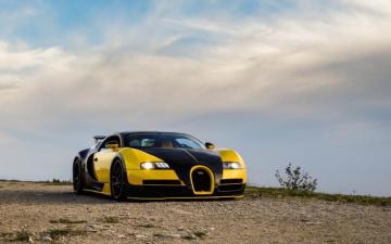 Wallpaper Bugatti Veyron Hypercar Supercar