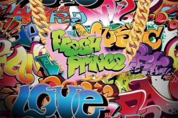 Amazon Aofoto Hip Hop Style Graffiti Backdrop Colorful