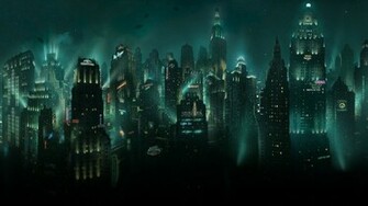 Bioshock Night Wallpaper Town