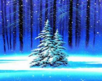 Cool Winter Art Wallpaper Desktop Background