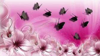 Butterfly Pink Wallpaper Desktop Background