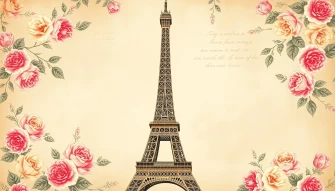 Vintage Eiffel Tower Wallpaper
