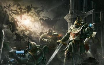 Dark Angels Warhammer 40k 4k Game Silk Wall Art Poster Print