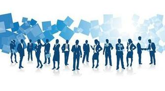 Eps File Different Business People Vector Background Set