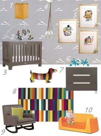 Wallpaper With Polka Nursery Little Funky Design