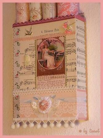 Vintage Wallpaper Wall Box Paper Craft