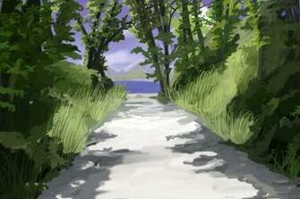 Anime Forest Background
