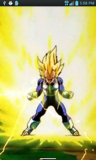 Super Vegeta Live Wallpaper Screenshot For Android