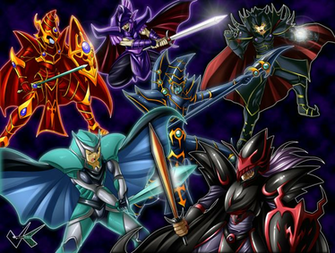 Yugioh Dark Paladin Wallpaper Commission Battle By