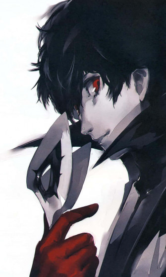 A Hauntingly Beautiful Horror Anime Boy Emerging From The