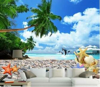 Wapel Wall Mural Photo Wallpaper 3d Stereoscopic Sea