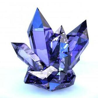 Blue Crystal Abstract Wallpaper S