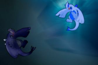 Shadow Lugia Wallpaper Light And